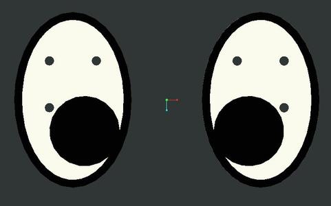 Eye-Button / Knopfaugen