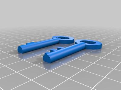 Stronger Printable Keys for Treasure Chest