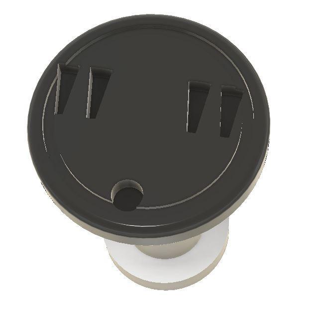 Quotation marks Period Stud Button