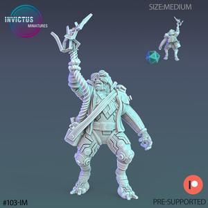 Alien Worker Electrician ‧ DnD Miniature ‧ Tabletop Miniatures ‧ Gaming Monster ‧ 3D Model ‧ RPG ‧ DnDminis ‧ STL FILE