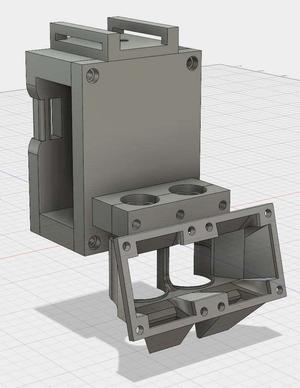 FT-5 Dual E3D V6 Bowden Gantry