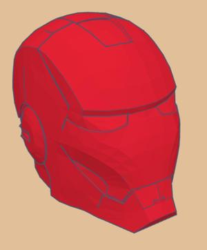 IRON MAN HEAD FOR DUMMY 13