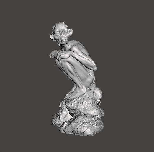 GOLLUM SMEAGOL INSPIRED STATUE TWO TOWERS 2002 FIGURE MODEL