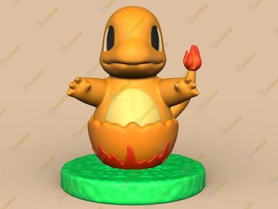 charmander easter egg container