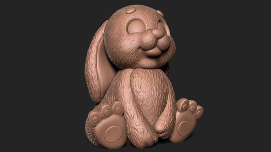 Cute bunny keychain