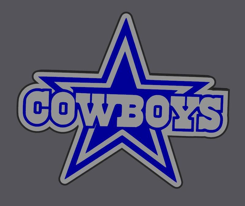 NFL Cowboys Led Lightbox