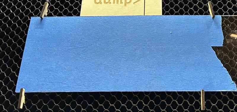 Holddown pins for laser cutter   