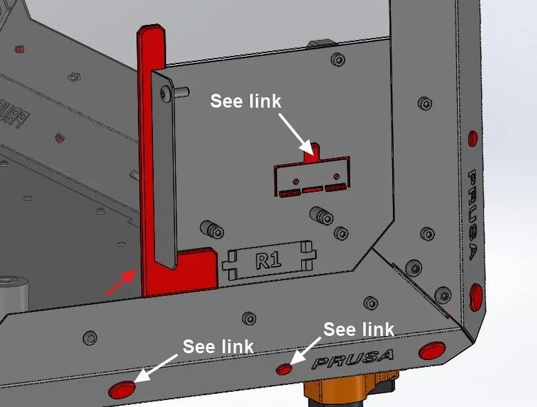 #0151 PSU Cable Pass-thru Cover [BLANK]- Original Prusa Enclosure (OPE)   