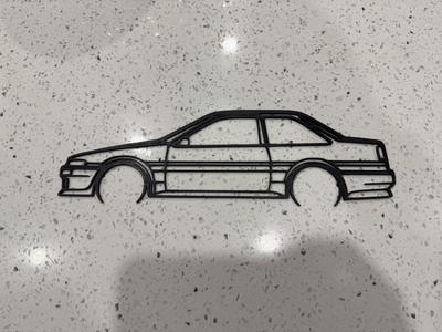 AE86 Coupé Silhouette