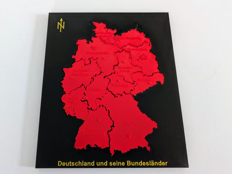 Germany and its federal states - Puzzle