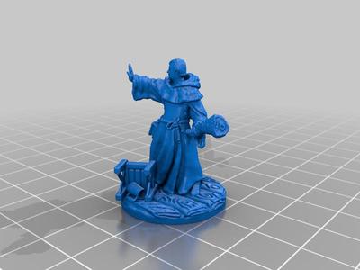 Human Cleric with ham