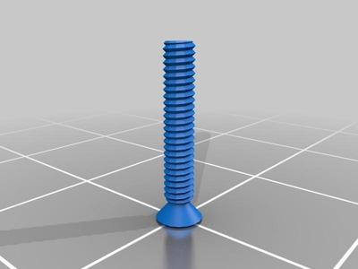 M2x12 flat screw v3