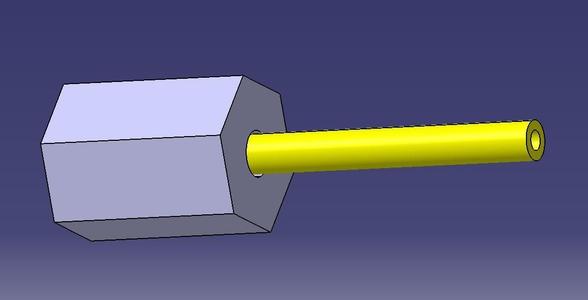 PTFE  CUT tube extruder heatcore unibody PRUSA Hephestos BQ