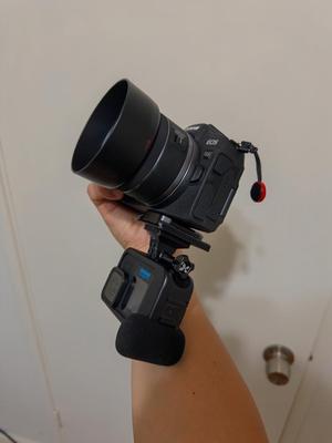 Under Camera Gopro Mount Arca Style Plate