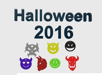Halloween faces
