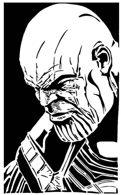 Thanos stencil 6