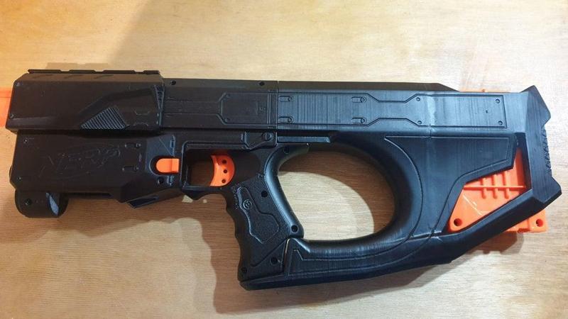 Nerf Retaliator Stock with clip holder
