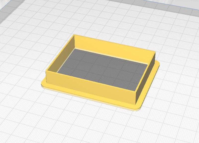 Rectangular cookie cutter