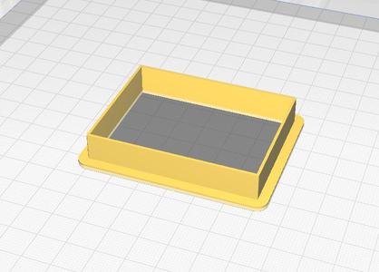 Rectangular cookie cutter