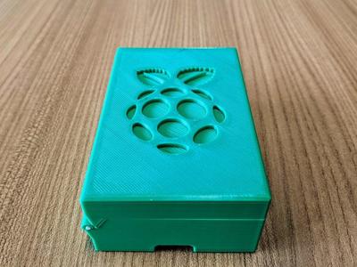 Raspberry Pi 3 Breadboard Case with logo (remix of RPI Mini Lab)