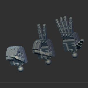 GUNPLA 1/144 HAND TRIPACK
