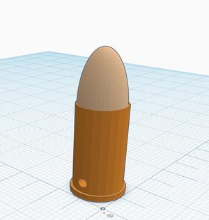 9mm bullet keychain