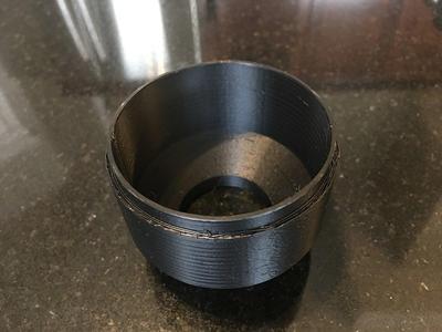 Syringe Funnel for Gas Pycnometry