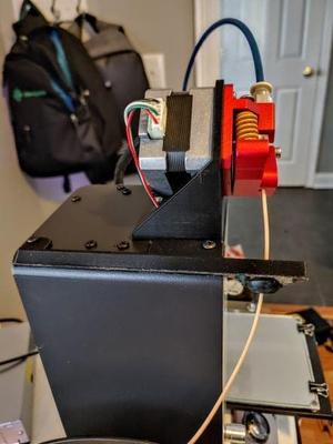 MPSM Filament Guide for Angled Extruder