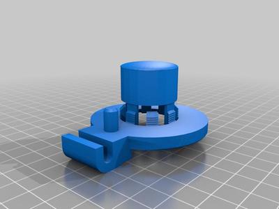 Mount for Little Tikes Gas Cap with backing insert