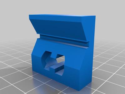 Clamp with space for buttons on the side