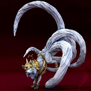 Kitsune (pose 2 of 2) armored