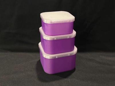 Multi Use Container Set - TPU or PLA Lid Options