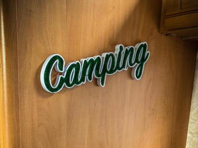 CAMPING Logo Lettering Decorative Emblem