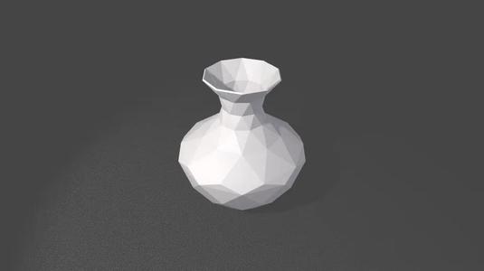elegant yet simple low poly base   