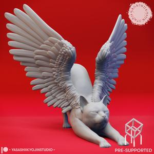 Stretching Tressym - Tabletop Miniature (Pre-Supported)