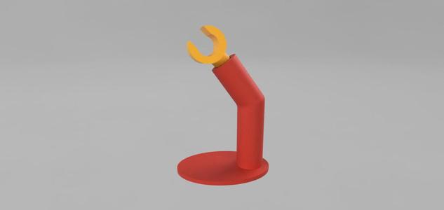 Lego handheld headset holder