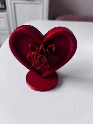 Valentine day themed rose heart   