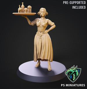 Elf Barmaid 01 - 2 Variants