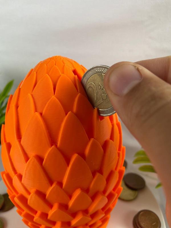 Money box Royal dragon scale egg