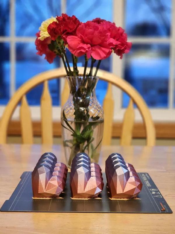 Low Poly Heart Maraca   