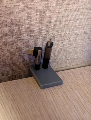 USB Cable Holder (easy print)   