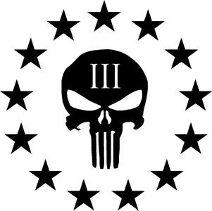 3 Percent Punisher Logo