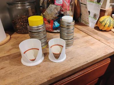 Ball Jar Lid and Ring Holder   