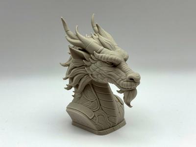 Majestic Chinese Dragon Bust