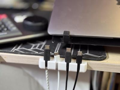 USB Cable holder