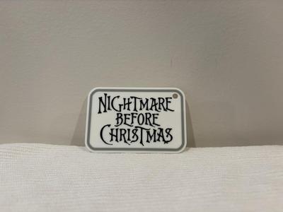 Nightmare before christmas tree ornament