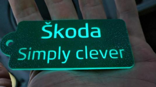 Skoda - Simply clever, keychain