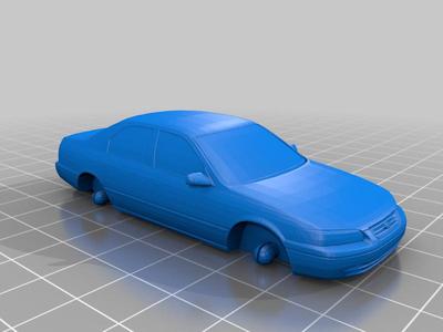Toyota Camry XV20 model vehicle for ptinting