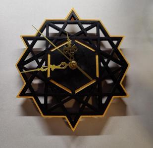 Quadstar Wall Clock Face Outline