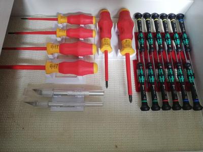 Screwdriver/Tool Holder for Drawer